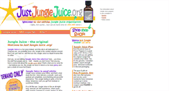 Desktop Screenshot of justjunglejuice.org